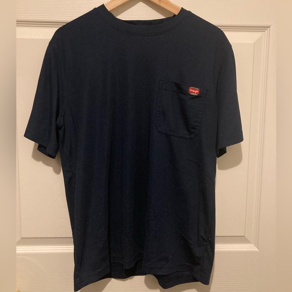 Wrangler Other - Wrangler Workwear Men’s Medium Dark Navy Short Sleeve Performance Tee